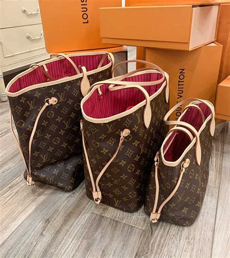 lv neverfull size|louis vuitton size chart.